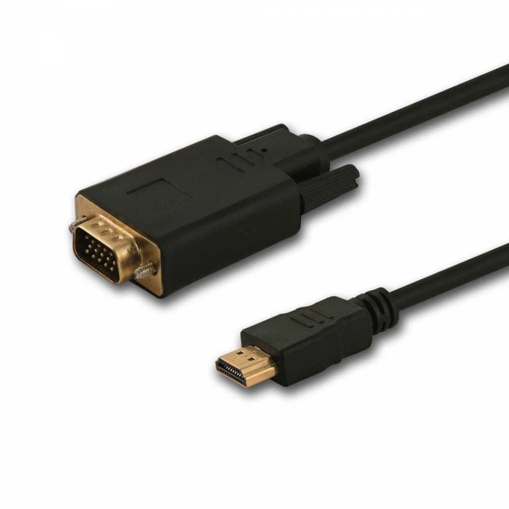 HDMI į VGA laidas su auksuotomis jungtimis