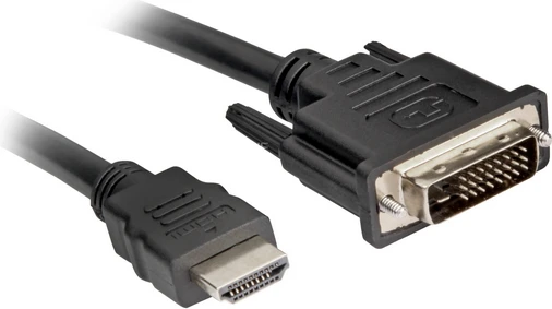 Sharkoon HDMI į DVI-D laido jungtys