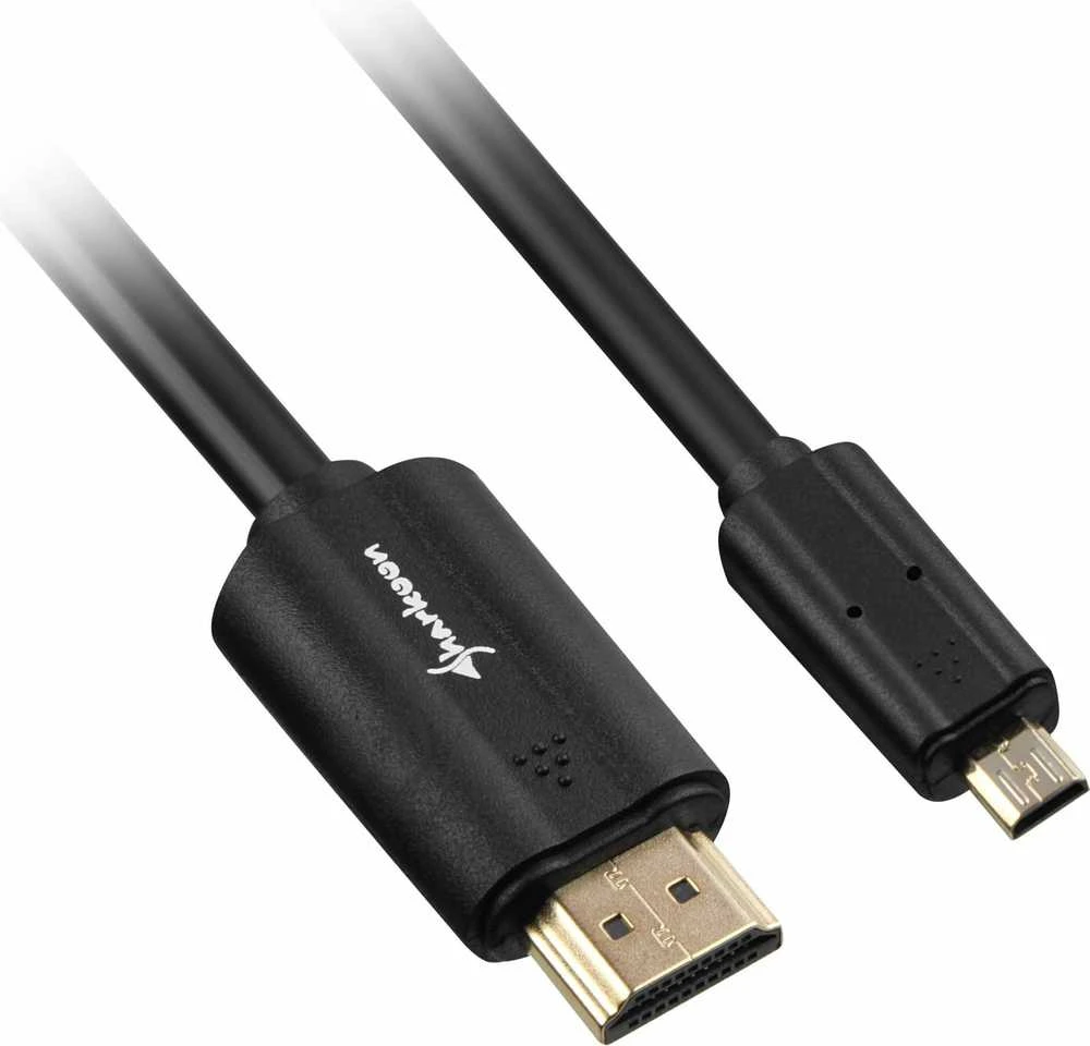 Sharkoon HDMI į Micro HDMI laidas su jungčių elementais