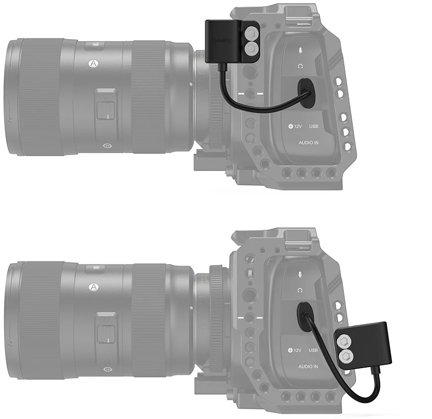SMALLRIG 3019 HDMI adapterio kabelis 4K itin plonas (A į A)