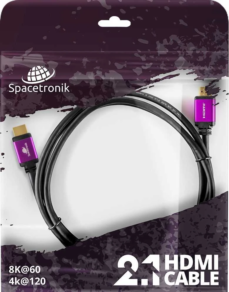 Spacetronik HDMI – HDMI kabelis 1,5 m juodas (5903031025521)