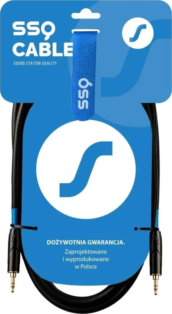 Garso stoties kokybė (ssq) SSQ MIMI2 SS-1425 Kabelis Mini Jack Stereo 3,5 mm - Mini Jack Stereo 3,5 mm 2 m Juodas