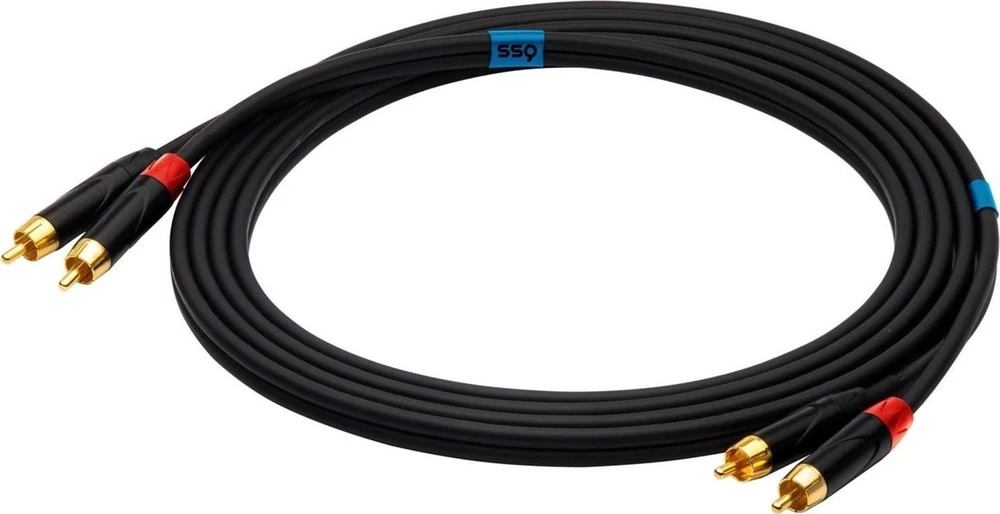 Garso stoties kokybė (ssq) SSQ RCARCA3 - Kabelis 2x RCA - 2x RCA - 3 m, Juodas