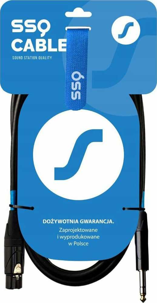 SOUND STATION QUALITY (SSQ) SSQ XLRJS5 - XLR lizdas - Jack stereo 6,3 mm laidas , 5 m