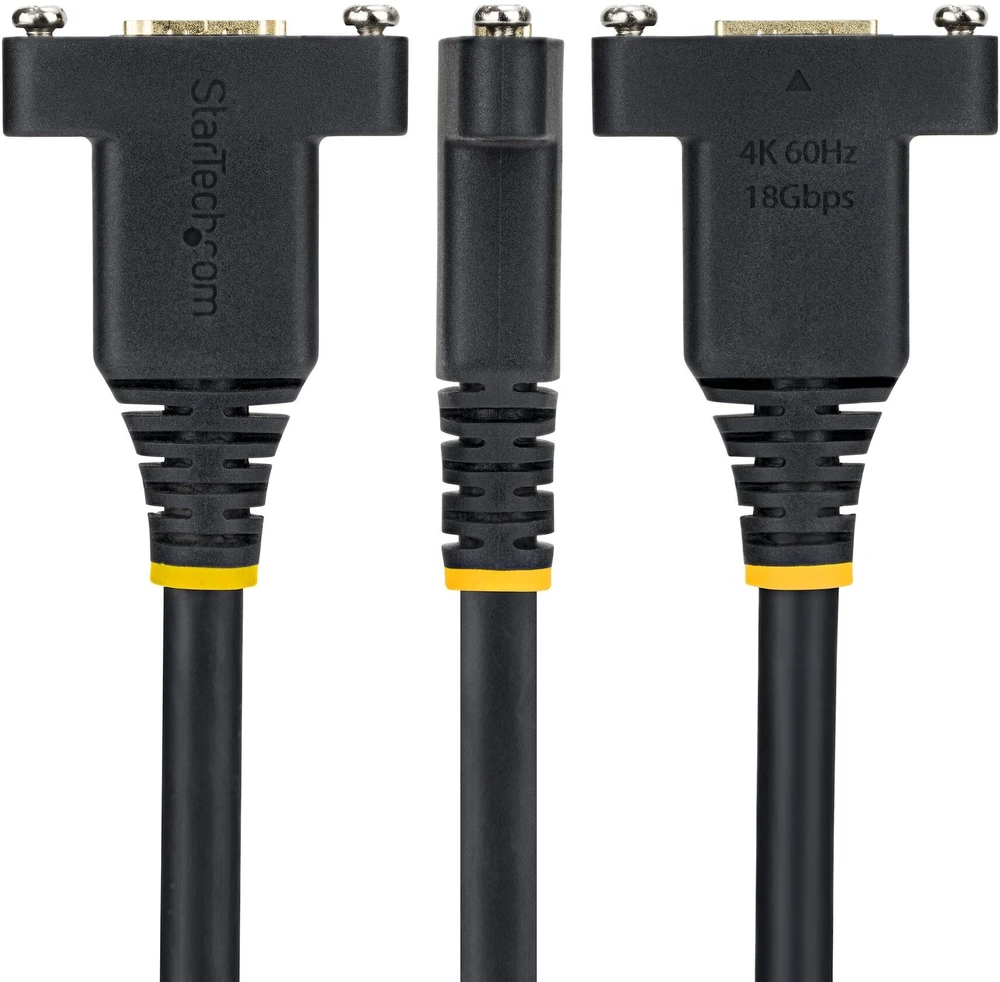 StarTech HDMI 2.0 M-F skydinis kabelis 1,8 m (HDMI2PNLFM-180CM)