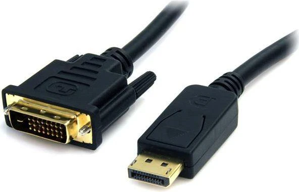 StarTech.com DP2DVI2MM6 vaizdo kabelio adapteris 1,8 m DisplayPort DVI-D Juoda
