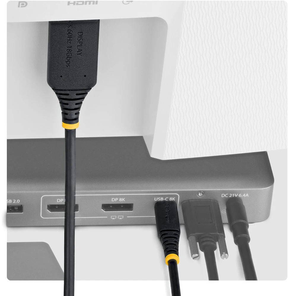 Kabelis StarTech 2M USB-C į HDMI kabelis/. (2M-USBC-HDMI-4K60-G)