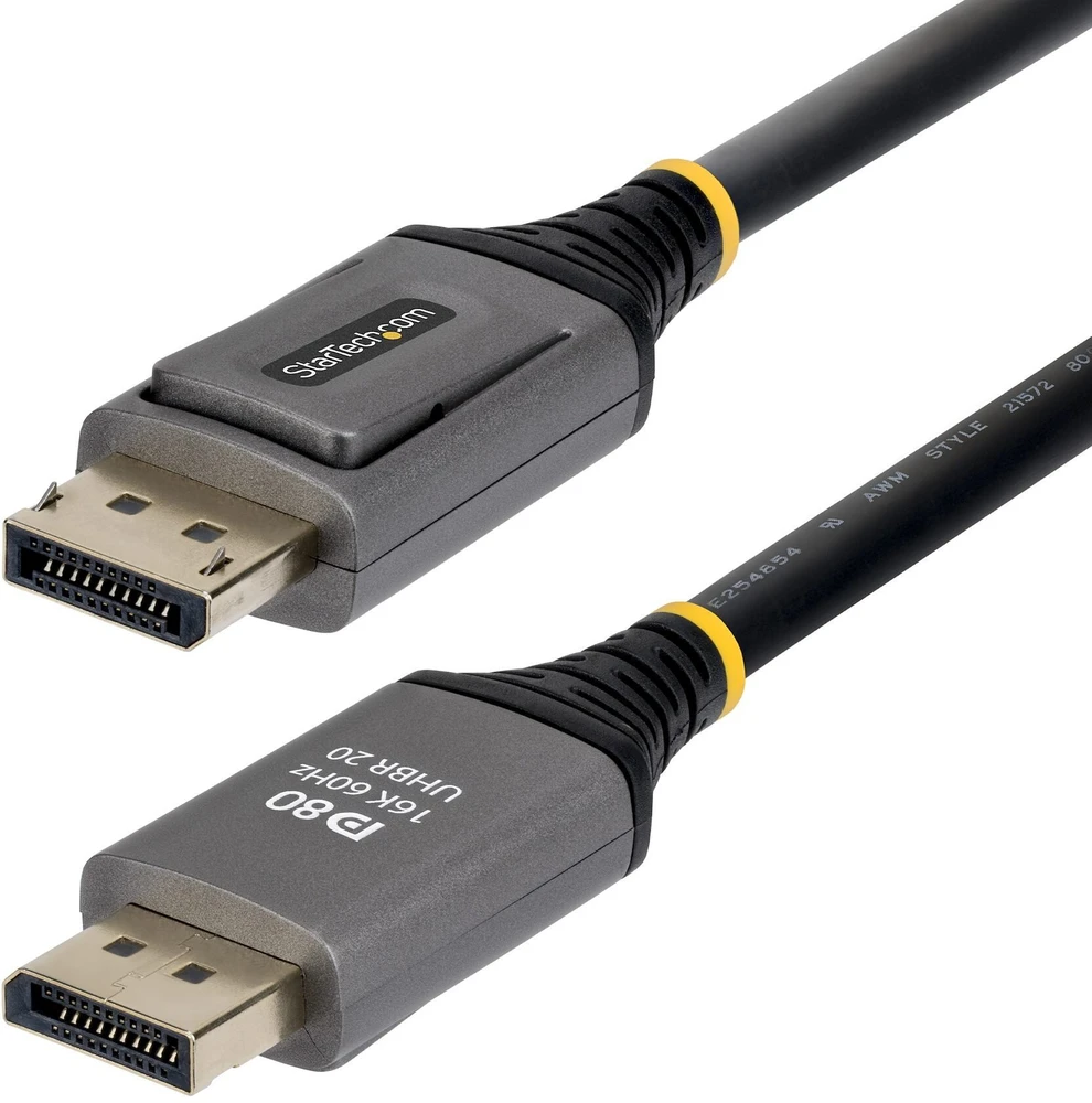 Kabelis StarTech DisplayPort 2.1 1.5m (DP21V-150C-DP80-CBL)