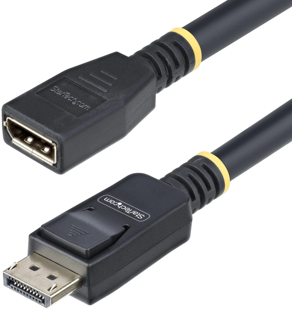 DisplayPort DP 1.4 ilginamasis laidas su jungčių kontaktais