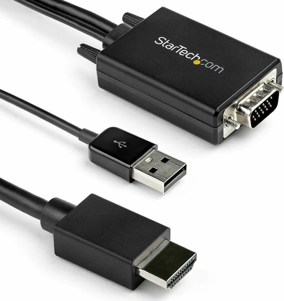 StarTech VGA Į HDMI KABELAS – USB GARSO / USB GARSO – 1080P RAIŠKA