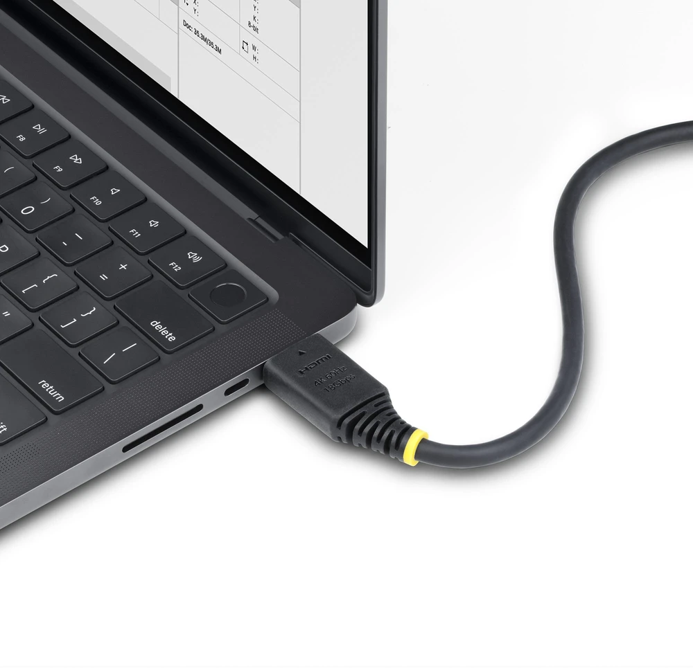 Kabelis StarTech HDMI - HDMI 1 m juoda (HDMI2-CABLE-4K60-1M)