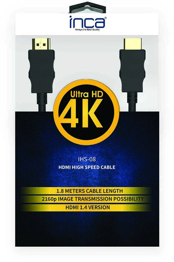 Inca Kabelis StarTech HDMI - HDMI 1.8m juoda (IHS-08)