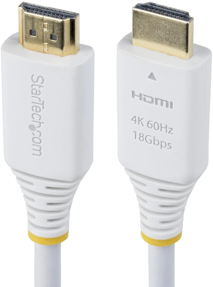 Kabelis StarTech HDMI - HDMI 3m baltas (HDMI2-CABLE-4K60-10W)