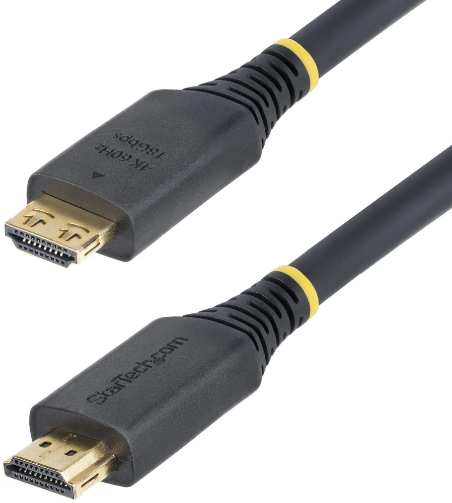Kabelis StarTech HDMI - HDMI 6m juoda (HDMI2-CABLE-GRIP-20F)