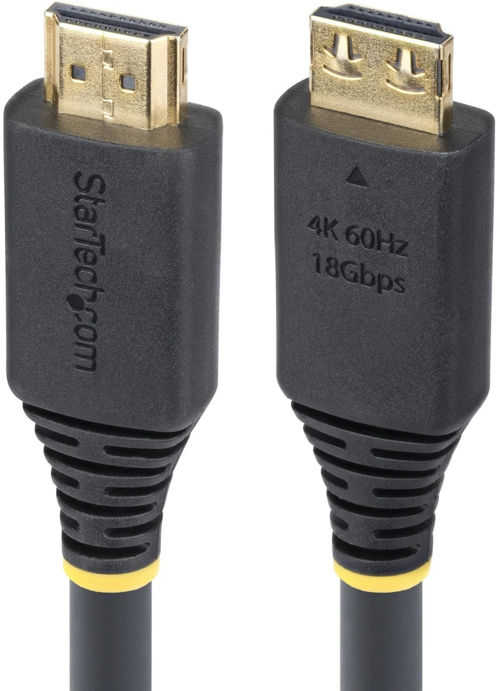 Kabelis StarTech HDMI - HDMI 6m juoda (HDMI2-CABLE-GRIP-20F)