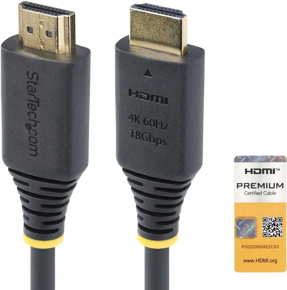 Kabelis StarTech HDMI - HDMI 2m juoda (HDMI2-CABLE-4K60-2M)