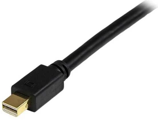 Kabelis StarTech Rodyti Port mini - DVI- D 2m Juodas (MDP2DIMM6B)