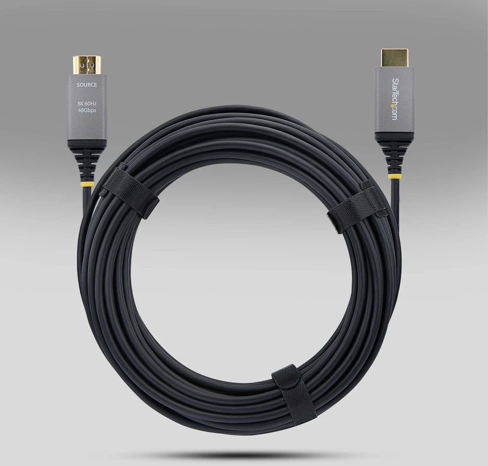 Kabelis StarTech kabelis HDMI HDMI Typu A (Standard) Juodas (HDMI21-CBL-SLIM-2M)
