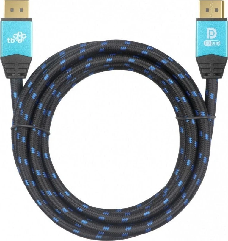 TB DisplayPort Cable 2 m M/M v 2.1, sukurtas žaidėjams