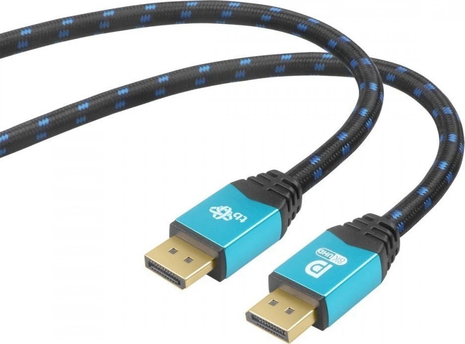 TB DisplayPort Cable 2 m M/M v 2.1, sukurtas žaidėjams