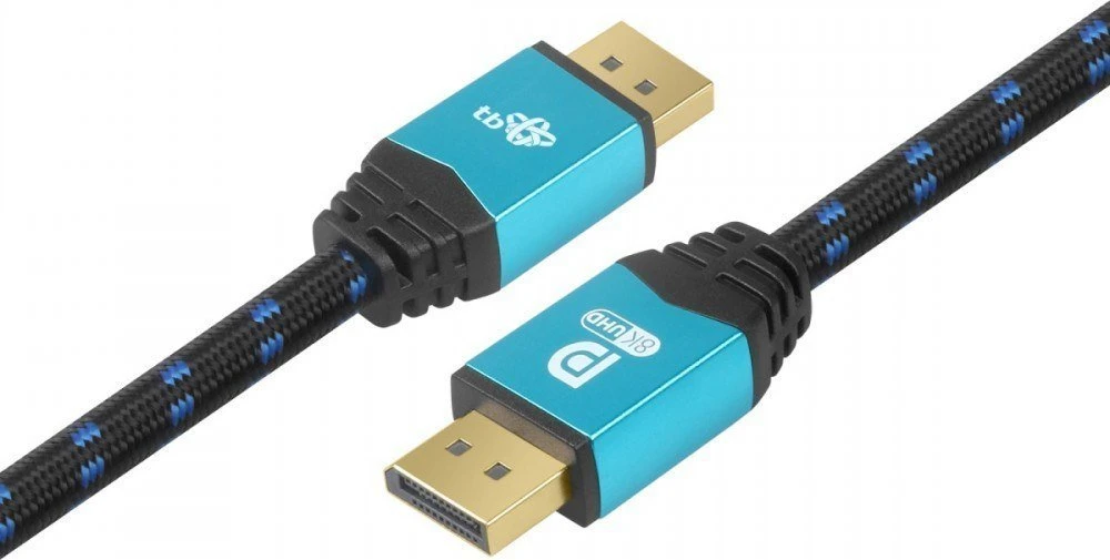 TB DisplayPort Cable 2 m M/M v 2.1, sukurtas žaidėjams