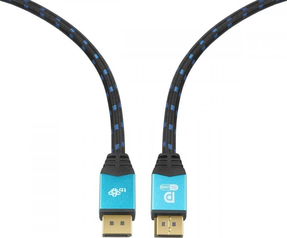 TB DisplayPort Cable 2 m M/M v 2.1, sukurtas žaidėjams