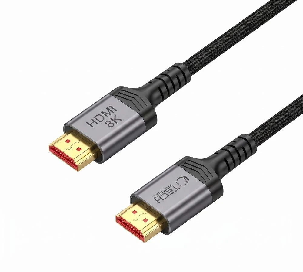 „Tech-Protect UltraBoost HDMI 2.1 4K 120HZ / 8K 60HZ“ kabelis, 300 cm - juodas