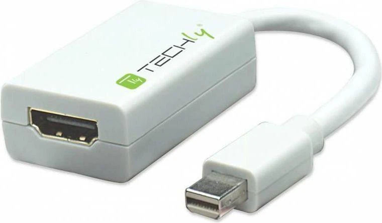 Techly Mini DisplayPort – HDMI M/F Balta
