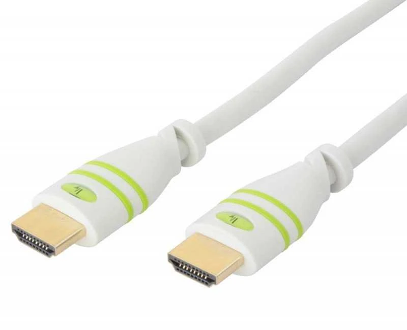 Techly 10.0m HDMI M/M HDMI kabelis 10 m HDMI A tipo (standartinis) Balta