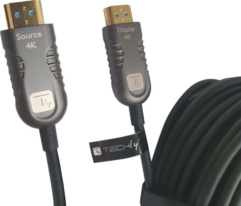 Kabelis Techly HDMI - HDMI 15m juoda (ICOC HDMI-HY2-015)
