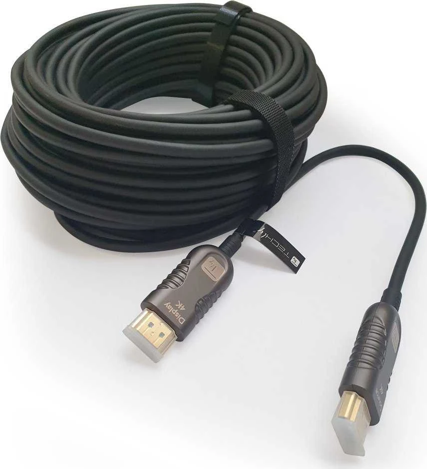 „Techly“ HDMI - HDMI kabelis 20 m, juodas (ICOC-HDMI-HY2-020)