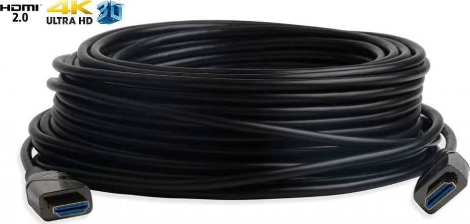 „Techly“ HDMI - HDMI kabelis, 50 m, juodas (ICOC-HDMI-HY2-050)