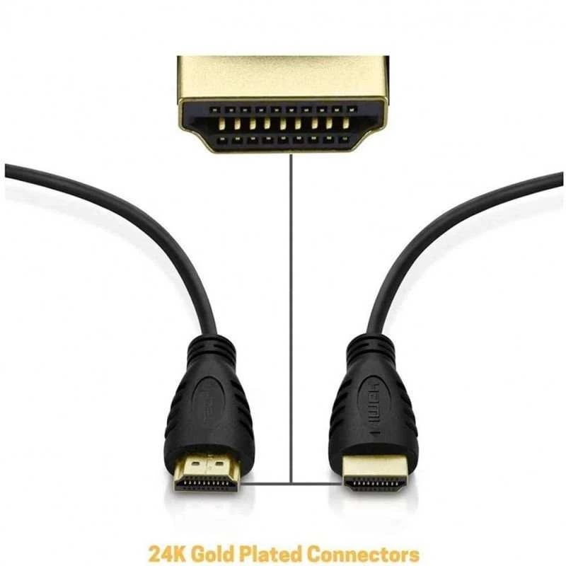 Techly ICOC HDMI2-4-060 HDMI kabelis 2 m HDMI A tipo (standartinis) Juoda