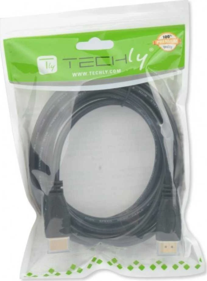 Techly Kabelis HDMI 2.0 4K*60Hz 9m M/M 18Gbps juoda