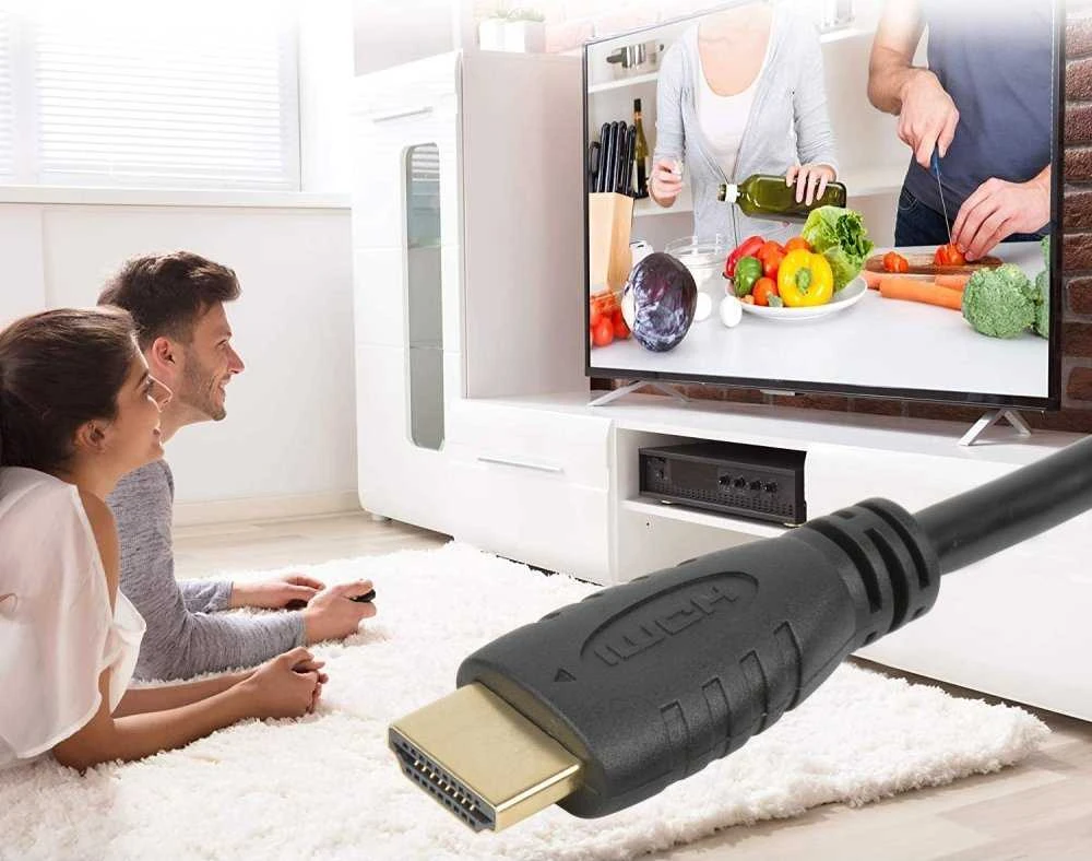 HDMI laido jungtis stambiu planu