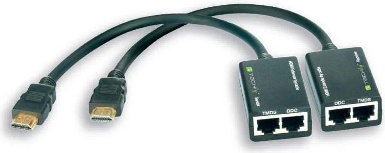 Techly IDATA EXT-E30D vaizdo signalų daliklis HDMI