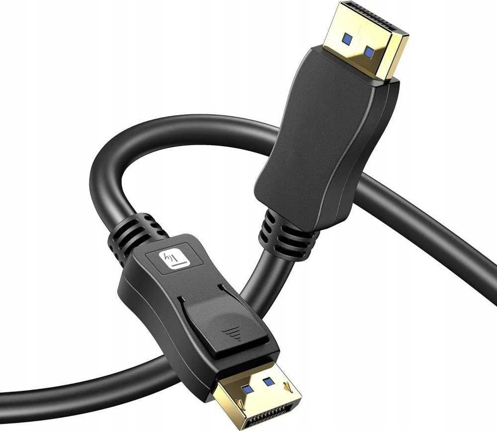 Techly Kabelis DisplayPort 2.1 4K*120Hz 2m 54G juoda
