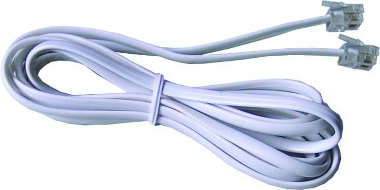 LP Telefono kabelis Antradienis baltas 2m