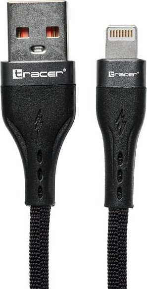 TRACER USB A - Lightning kabelis 1m BK