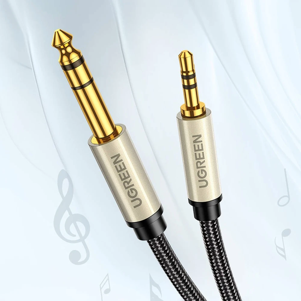UGREEN AV127 kabelis - 3.5 mm lizdas TRS - 2 m (pilka)