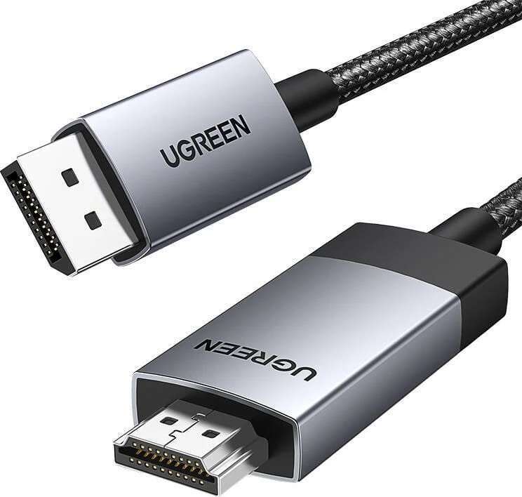 Ugreen DP119 25491 DisplayPort į HDMI 4K 60Hz kabelis 3m – pilkas