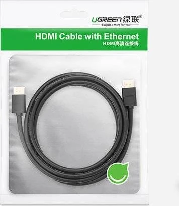 Kabelis Ugreen HD104 HDMI to HDMI 1.0m juodas