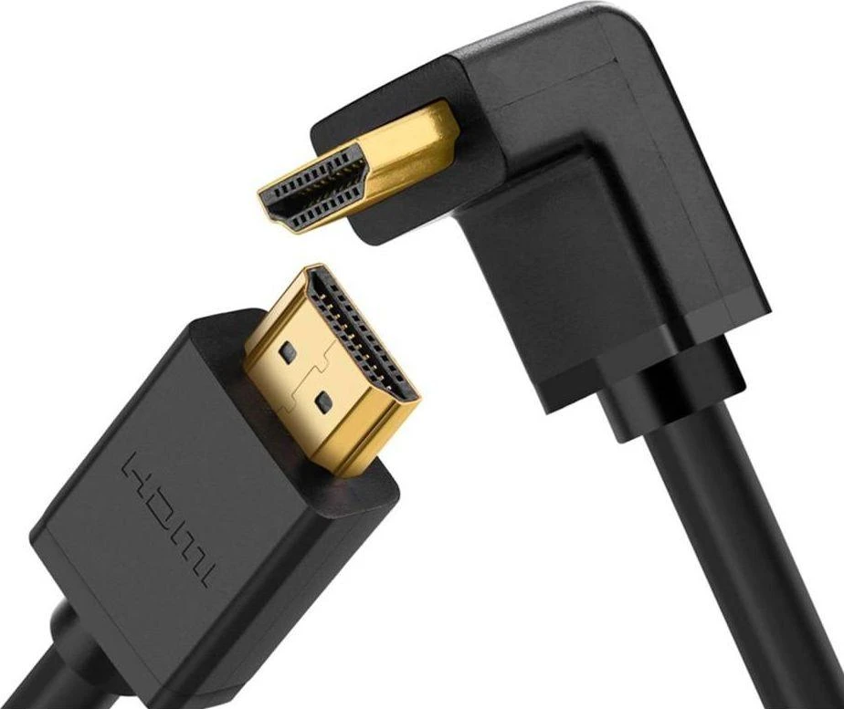 UGREEN HD103 kabelis HDMI - HDMI kampinis, 4K, 2 m (juodas)