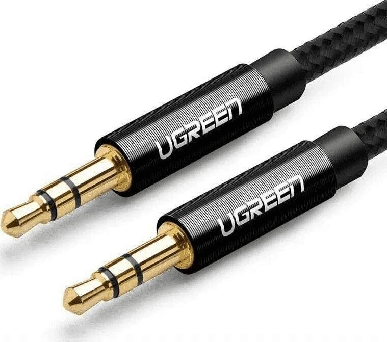 UGREEN 3.5mm laidas su auksuotais kištukais