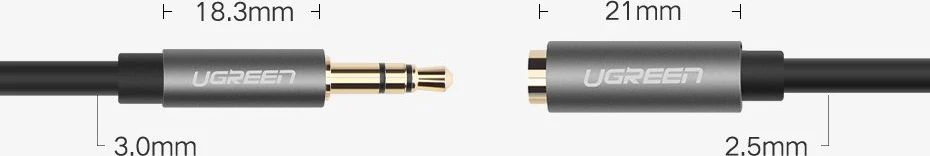 UGREEN AUX garso skirstytuvas 3.5mm 0.2m