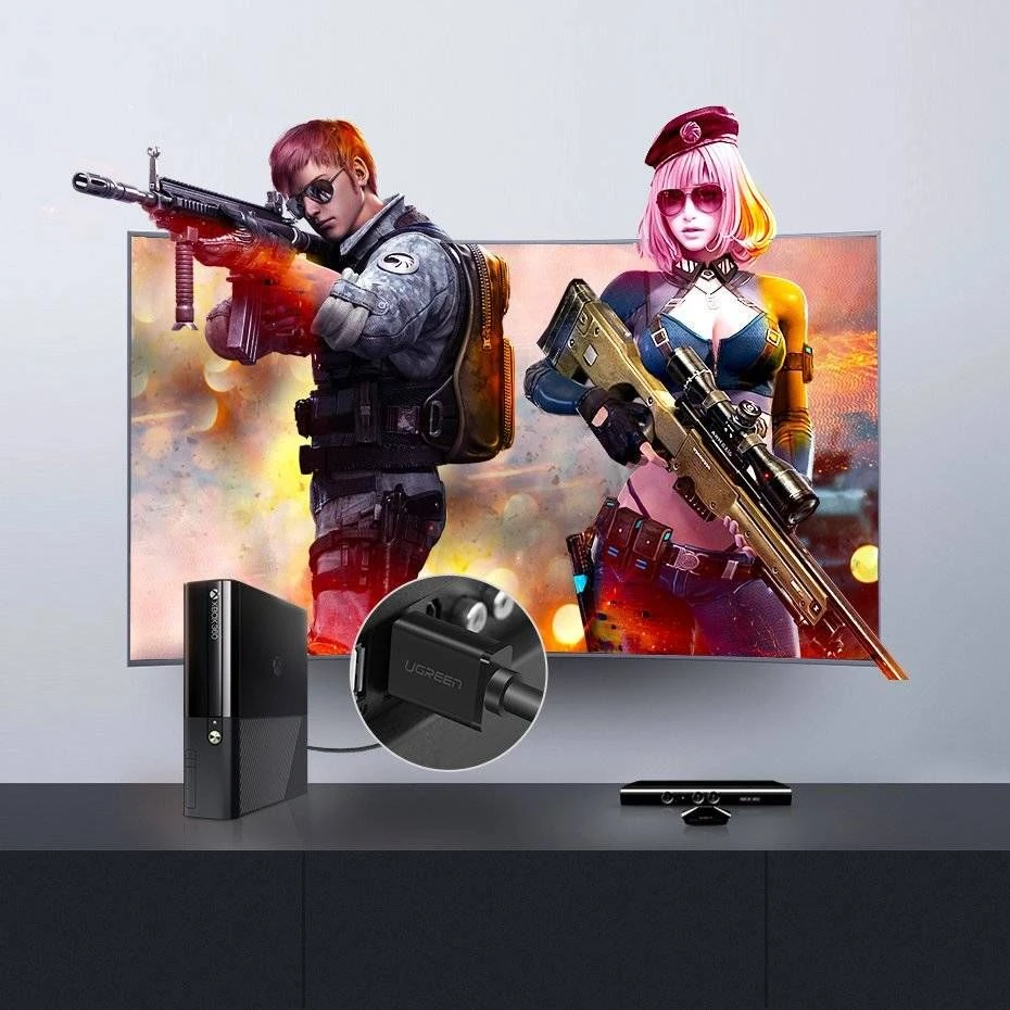 Kabelis Ugreen HD104 HDMI to HDMI 1.0m juodas