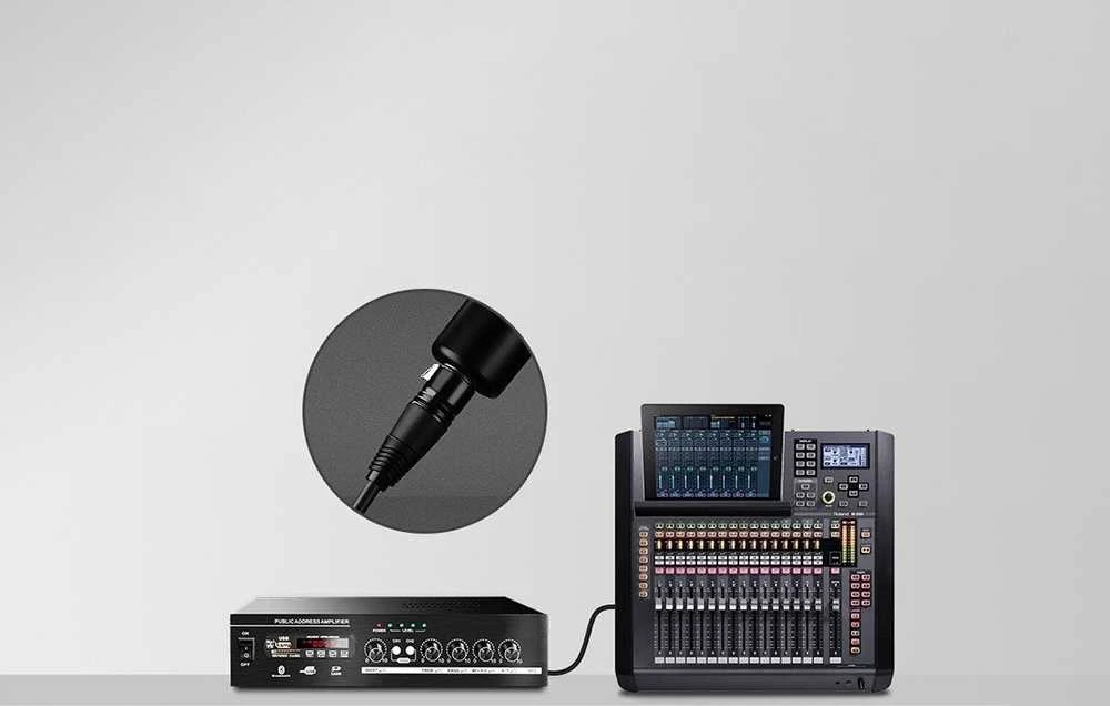 XLR lizdas XLR kištukinis kabelis UGREEN 20710B - 2m (juodas)