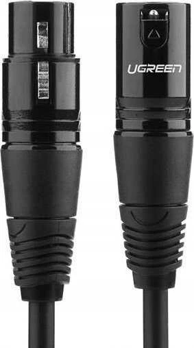 XLR lizdas XLR kištukinis kabelis UGREEN 20710B - 2m (juodas)