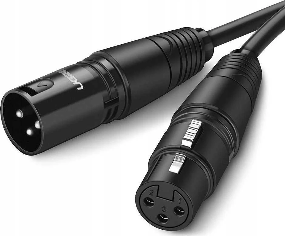 XLR lizdas XLR kištukinis kabelis UGREEN 20710B - 2m (juodas)