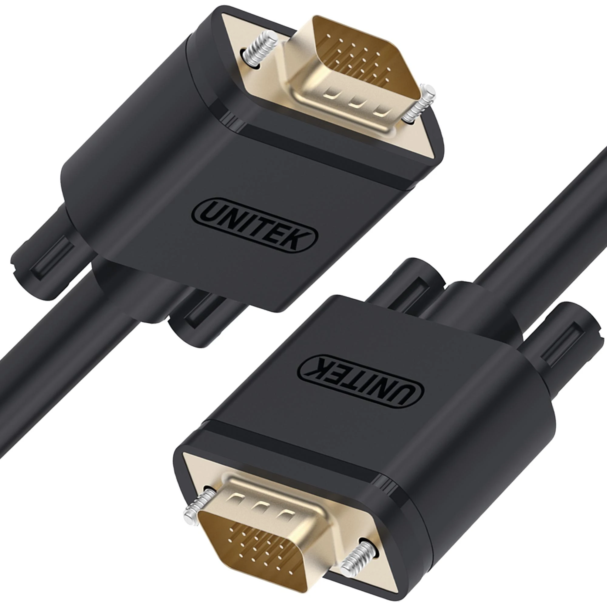 UNITEK Y-C505 VGA kabelis HD15 M/M 5m